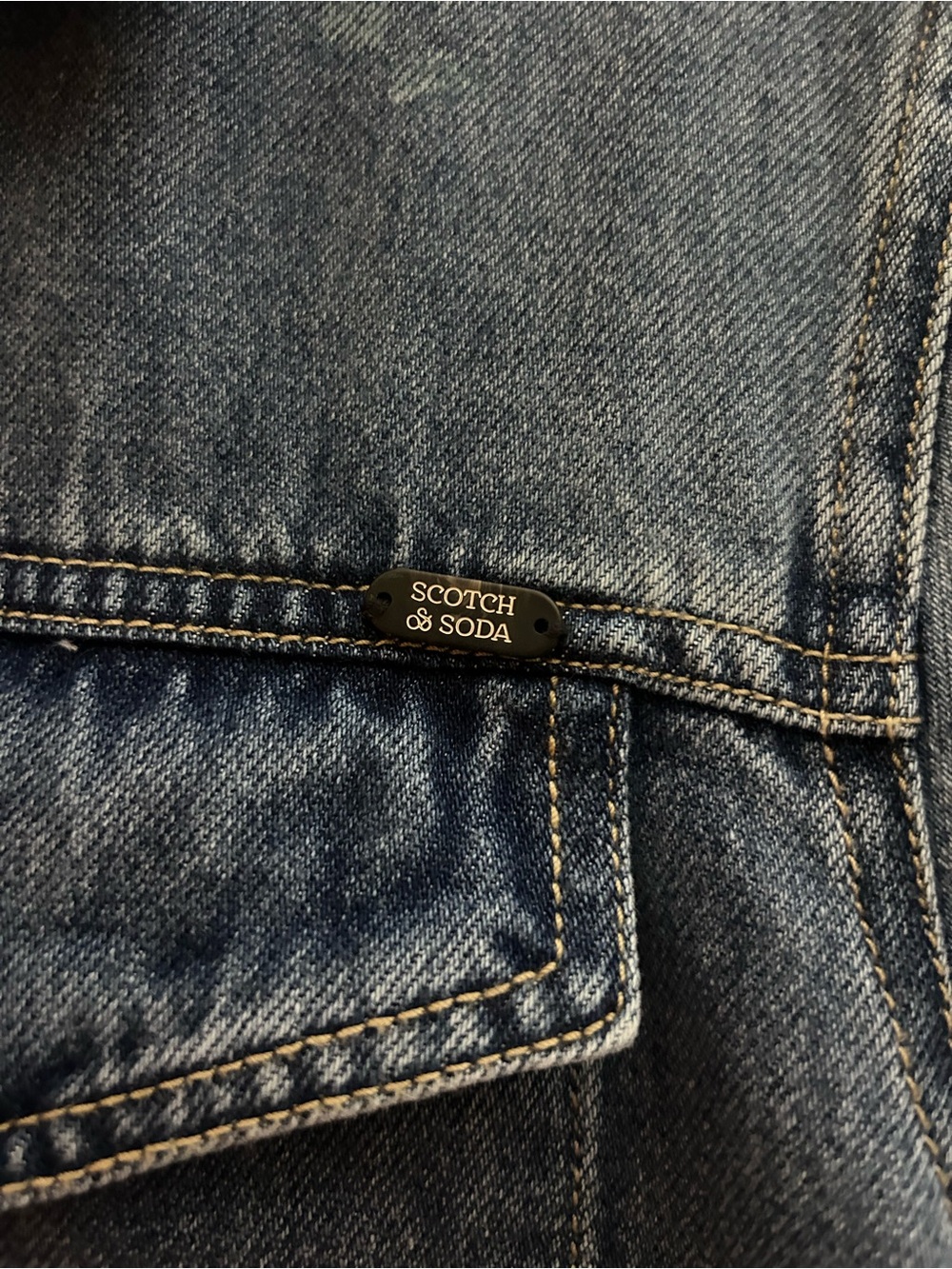 Scotch & Soda Blue Denim Dress L - Picture 4 of 5